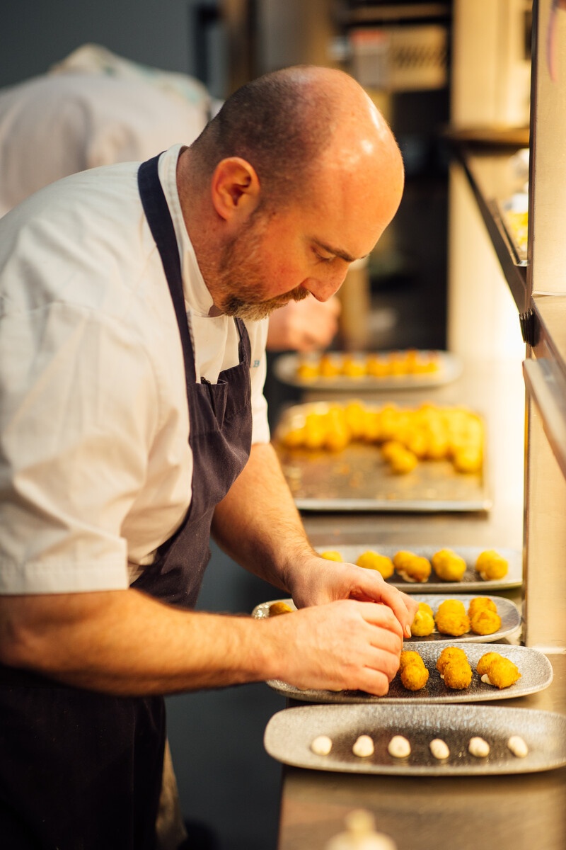 Chef Preparing Food